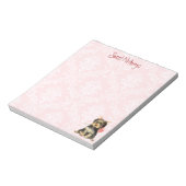 Valentijn Roos Yorkie Notitieblok (Linkerzijde)