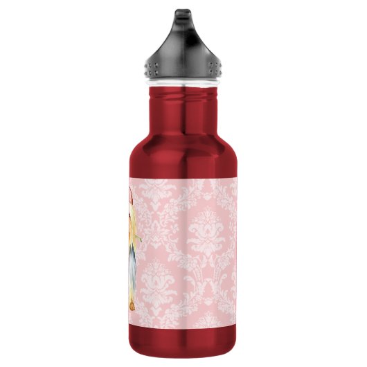 Valentijn Roos Zijderzijde Waterfles (Rechts)