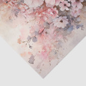 Valentijn Roze Bloemen Boeket Tissuepapier (Detail)