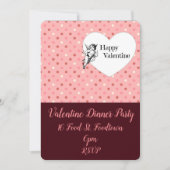Valentijn roze cupid whimsical kaart (Voorkant)