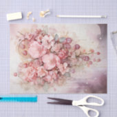 Valentijn Roze en Rode Harten Bloemen Boeket Tissuepapier (Craft)