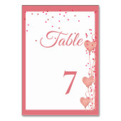 Valentijn roze Hart Vrijgezellenfeest Datum Ideeën Kaart (Achterkant)