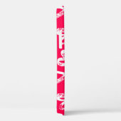 Valentijn roze harten: schets achtergrond Case-Mate iPhone case (Achterkant / Rechts)