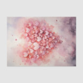 Valentijn roze hartenballonnen tissuepapier (Voorkant)