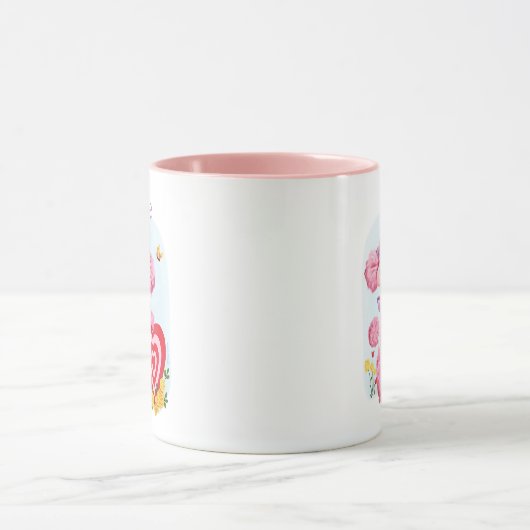  Valentijn Roze Poedel Mok (Midden)