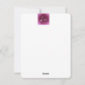 Valentijn Roze Vlinders Vliegen Romantisch Feestdagenkaart (Achterkant)