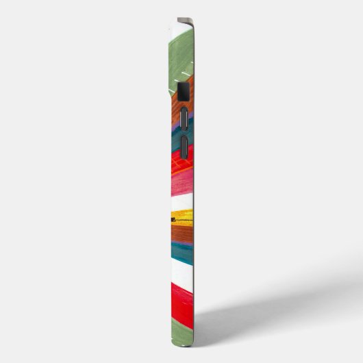 Valentijn roze zonnezon regenboogretro hart Case-Mate iPhone case (Achterkant / Links)