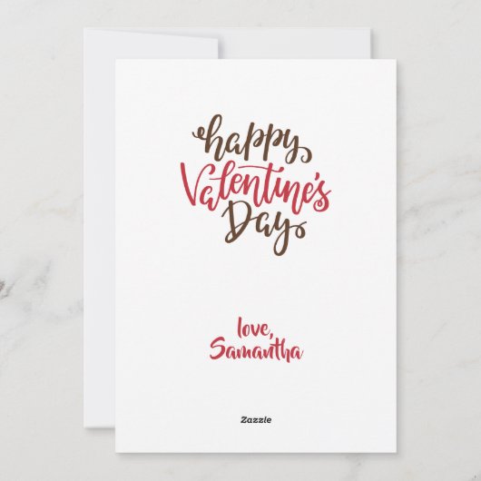 Valentijn Rozen Cowboy Boot Feestdagenkaart (Achterkant)