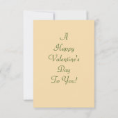 Valentijn Rozen Vakantie Briefkaart (Achterkant)