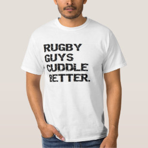 valentijn: Rugby jongens knuffelen beter T-shirt