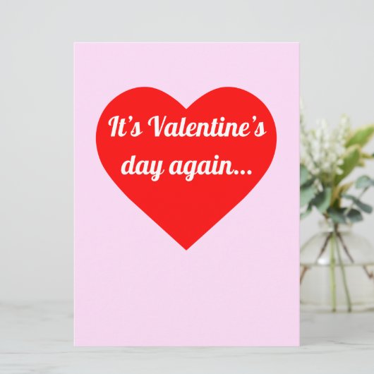 Valentijn’s Day Card (Staand voorkant)