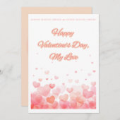 Valentijn’s Day kaart (Voorkant / Achterkant)