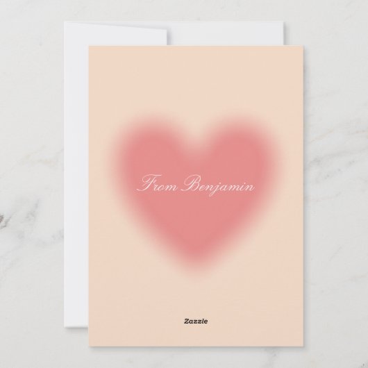 Valentijn’s Day kaart (Achterkant)