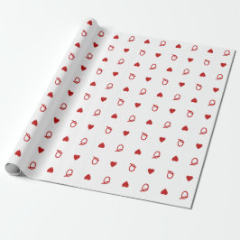 Valentijn’s Day Modern Kaart Queen of Hearts Cadeaupapier