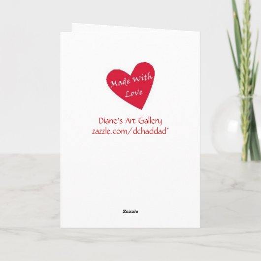 Valentijn schaatsers feestdagen kaart (Achterkant)