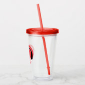 Valentijn schattige dieren liefde acryl drinkbeker (Links)