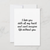 Valentijn Schattige Draak Kaart (Achterkant)