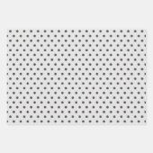 Valentijn schattige honden stippen vierkant patroo inpakpapier vel (Voorkant 2)