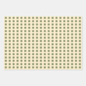 Valentijn schattige katten stippen vierkant patroo inpakpapier vel (Voorkant 3)