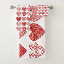 Valentijn schattige lieve liefde rode hart patroon