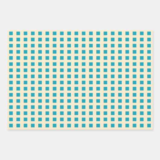 Valentijn schattige uilen stippen vierkant patroon inpakpapier vel (Voorkant 3)