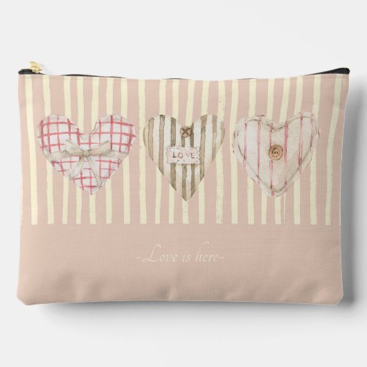 Valentijn Schattigee gepersonaliseerde harten Retr Etui (Voorkant)