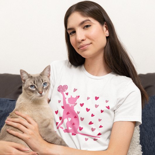 Valentijn Schattigee kat T-shirt