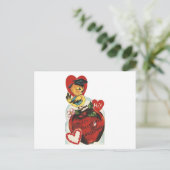 Valentijn Scholarly Bird Feestdagenkaart (Staand voorkant)