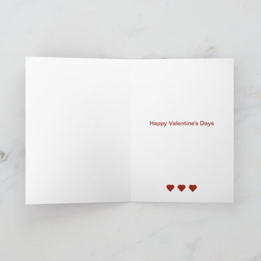  Valentijn Schots Feestdagen Kaart (Binnen)