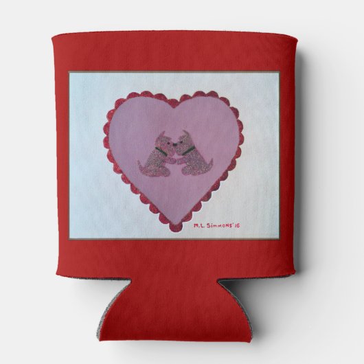 Valentijn Scotties Blikjeskoeler (Achterkant)