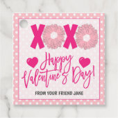 Valentijn Scrunchie Gift Label (Voorkant)