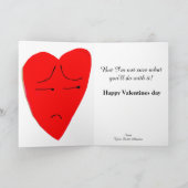 VALENTIJN SECRET ADMIRER joke card Feestdagen Kaart (Binnen)