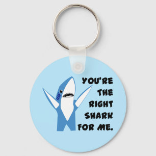 Valentijn Shark Dansend links Sleutelhanger
