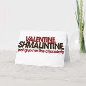 Valentijn Shmalintine Feestdagen Kaart (Voorkant)