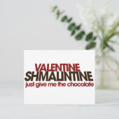 Valentijn Shmalintine Feestdagenkaart (Staand voorkant)