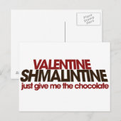 Valentijn Shmalintine Feestdagenkaart (Voorkant / Achterkant)
