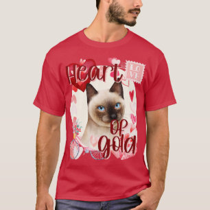 Valentijn Siamese Cat Cute Cute Cute Southern Colo T-shirt