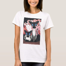 Valentijn Siamese Cat - Love x's Two T-shirt