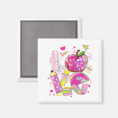 Valentijn Six Seven 6 7 Cake Boog Meme Hart Vrouwe Magneet (Voorkant / Achterkant)