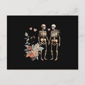 Valentijn skeletten Briefkaart