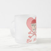 Valentijn Skull Cup Matglas Koffiemok (Voorkant links)