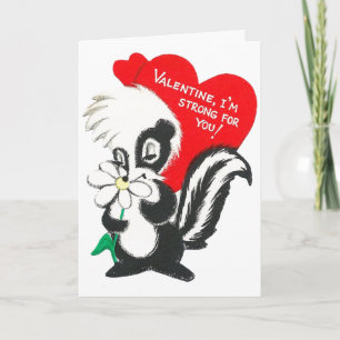  Valentijn Skunk Feestdagen Kaart