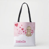 Valentijn sleuf op maat tote bag (Voorkant)