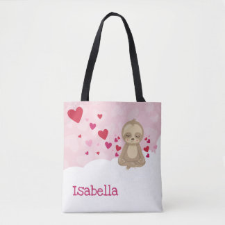 Valentijn sleuf op maat tote bag