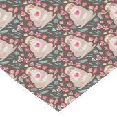 Valentijn Sleufpatroon Korte Tafelloper (Hoek)