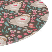 Valentijn Sleufpatroon Snijplank (Hoek)