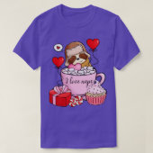 Valentijn Sloth T-shirt (Design voorkant)