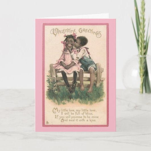 Valentijn - sluit het af met een kus, Feestdagen Kaart (Voorkant)