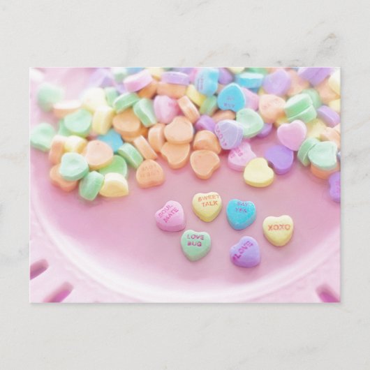 Valentijn Snoep Briefkaart (Voorkant)