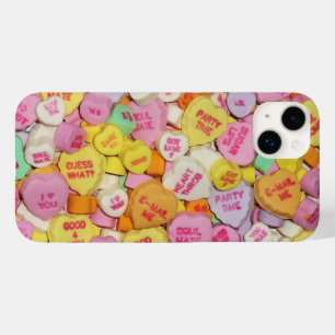 Valentijn Snoep harten Case-Mate iPhone 14 Plus Hoesje